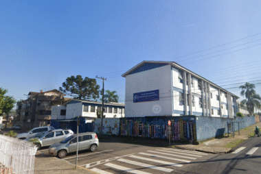 Fachada da escola